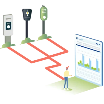 EV charging with analytics