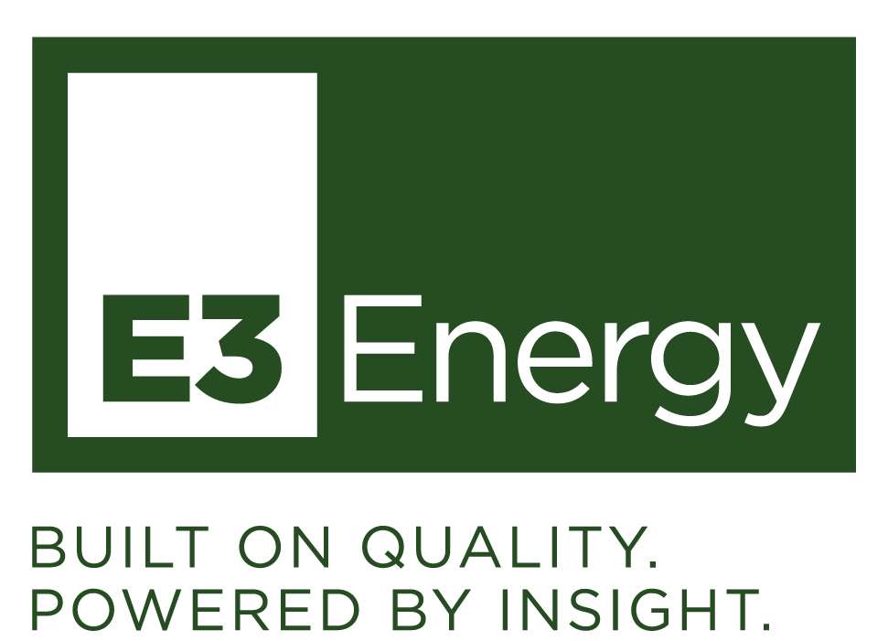 E3 energy logo